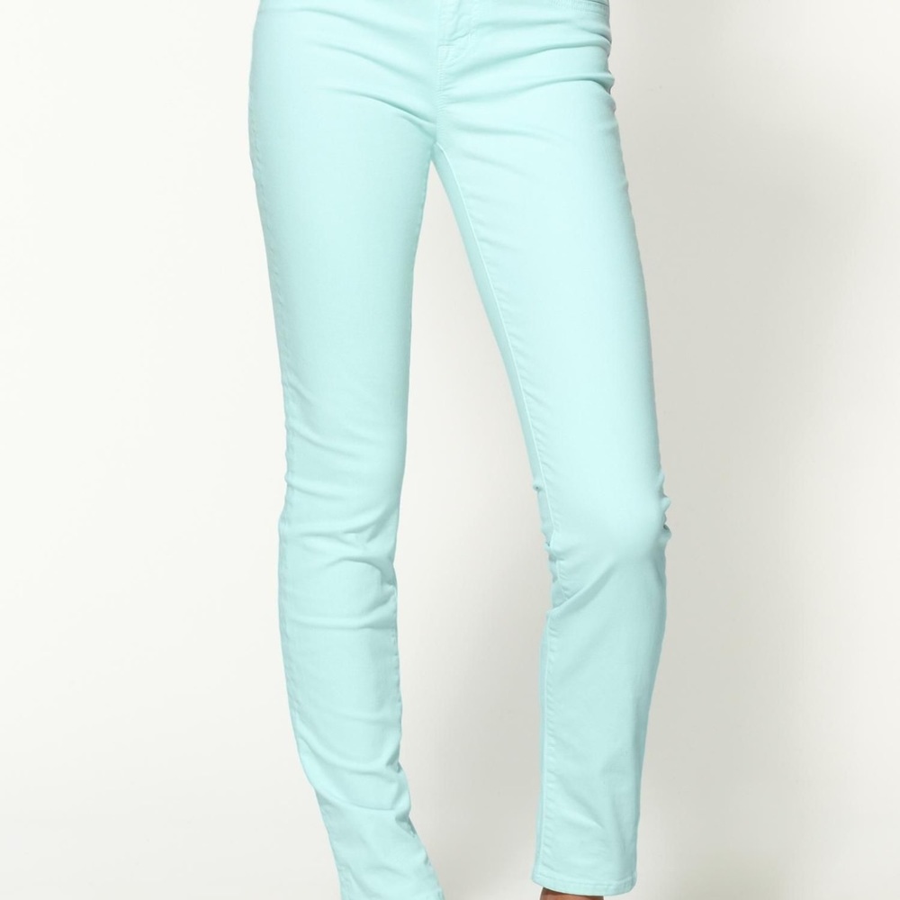 Aqua Blue J Brand Skinny Jeans